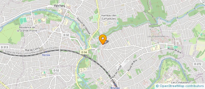 localisation de l'entreprise ASSOCIATION POUR L'AMELIORATION DES PRATIQUES PROFESSIONNELLES DANS L'INTERET DES CITOYENS à YERRES