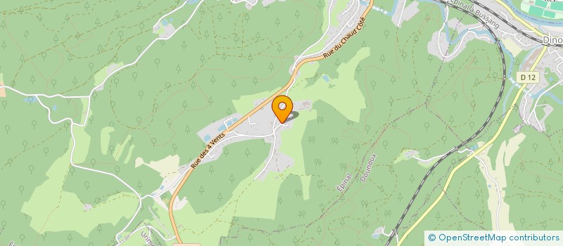 localisation de l'entreprise ASSOCIATION POUR L'AMELIORATION ET L'ORGANISATION DE L'EX COMMUNE DE SAINT LAURENT  EPINAL