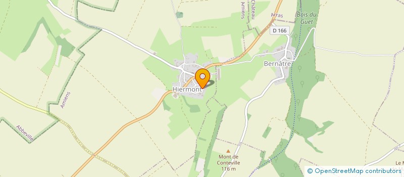 localisation de l'entreprise ASSOCIATION POUR L'ANIMATION DE HIERMONT  HIERMONT