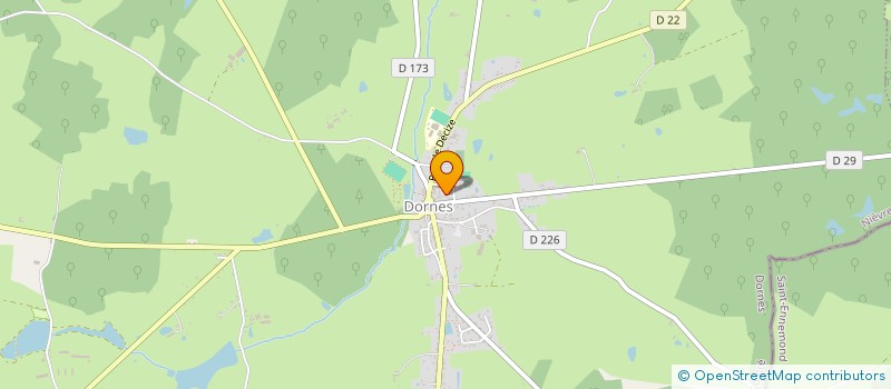 localisation de l'entreprise ASSOCIATION POUR L'ANIMATION DES ECOLES DU SECTEUR DE DORNES à DORNES