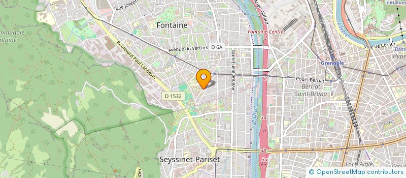 localisation de l'entreprise ASSOCIATION POUR L'ANIMATION DES QUARTIERS SUD DE FONTAINE à FONTAINE