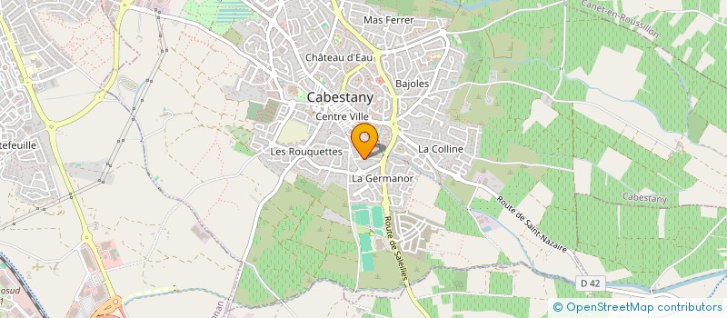 localisation de l'entreprise ASSOCIATION POUR L ANIMATION ET LE DEVELOPPEMENT DE LA CULTURE CATALANE A CABESTANY à CABESTANY