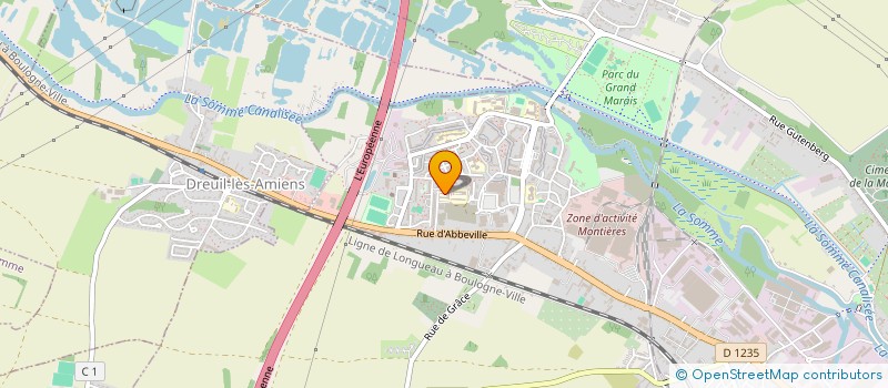 localisation de l'entreprise ASSOCIATION POUR L'ANIMATION LA CREATION LA TRANSFORMATION SOCIALE L'INNOVATION ET LA FORMATION EN EDUCATION POPULAIRE à AMIENS