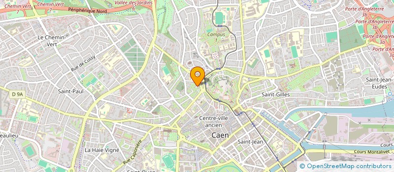 localisation de l'entreprise ASSOCIATION POUR L'ASSEMBLEE GENERALE DE CAEN 2020 à CAEN