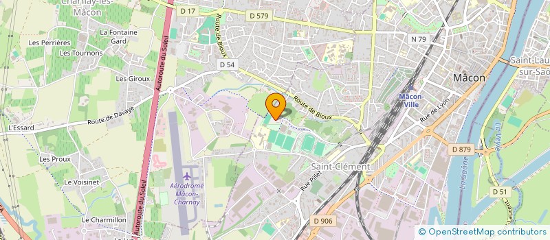 localisation de l'entreprise ASSOCIATION  POUR L'ATELIER DESCOMBIN à MACON