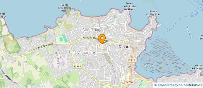 localisation de l'entreprise ASSOCIATION POUR L AUTONOMIE ET LA LUTTE CONTRE LE HANDICAP à DINARD