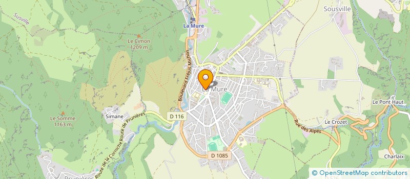 localisation de l'entreprise ASSOCIATION POUR L'AUTONOMIE ETUDIANTE  LA MURE