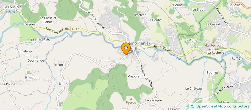 localisation de l'entreprise ASSOCIATION POUR L AVENIR DE L ARIEGE à BRASSAC