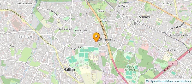 localisation de l'entreprise ASSOCIATION POUR L'ECOLOGIE HUMAINE à EYSINES