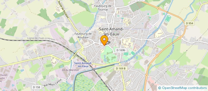 localisation de l'entreprise ASSOCIATION POUR L EDUCATION ACTIVE  SAINT-AMAND-LES-EAUX