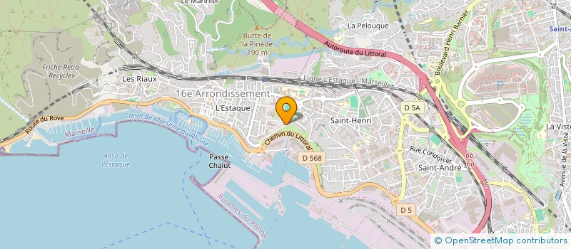 localisation de l'entreprise ASSOCIATION POUR L'EDUCATION COGNITIVE ET LE DEVELOPPEMENT (AECD)  MARSEILLE