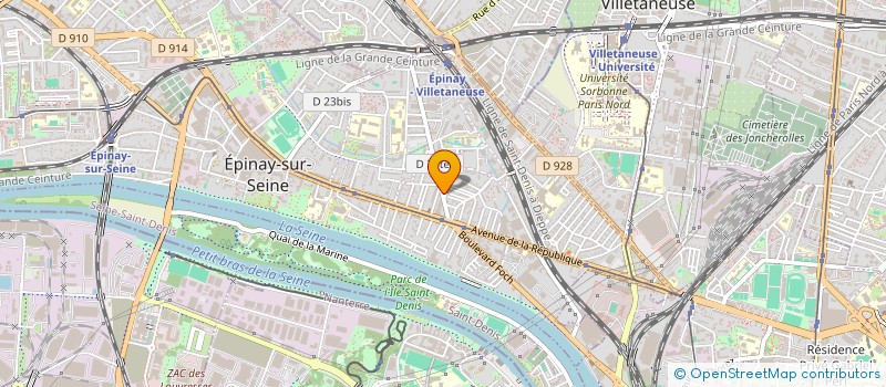 localisation de l'entreprise ASSOCIATION POUR L.EDUCATION ET LA CULTURE à EPINAY-SUR-SEINE