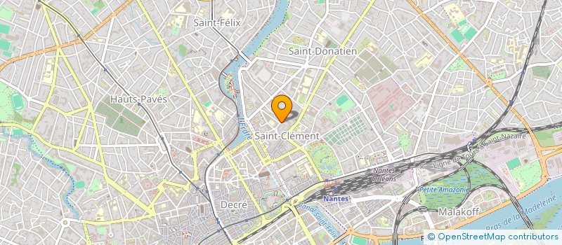 localisation de l'entreprise ASSOCIATION POUR L'EDUCATION VISUELLE  NANTES