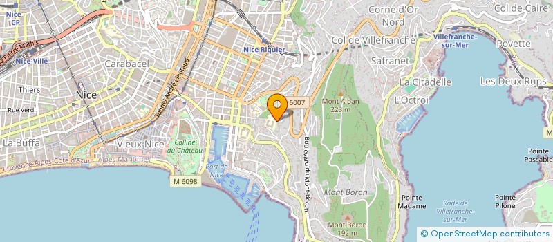 localisation de l'entreprise ASSOCIATION POUR L'ENGAGEMENT LYCEEN (A.P.E.L.) à NICE