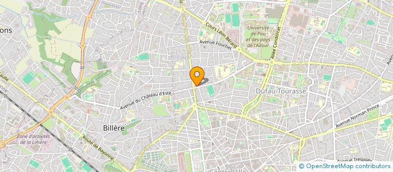 localisation de l'entreprise ASSOCIATION POUR L'ENSEIGNEMENT AUX ENFANTS MALADES à PAU