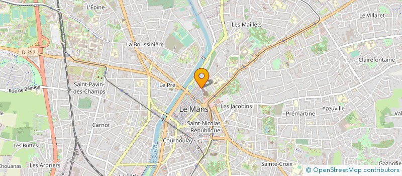 localisation de l'entreprise ASSOCIATION POUR L'ENSEIGNEMENT CATHOLIQUE DE LA SARTHE à LE MANS