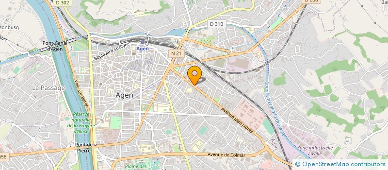 localisation de l'entreprise ASSOCIATION POUR L'ENSEIGNEMENT DU NUMERIQUE  AGEN