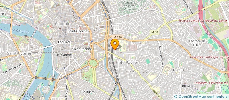 localisation de l'entreprise ASSOCIATION POUR L'ENSEIGNEMENT ET LA PROMOTION DES ARTS ET DE LA CULTURE  TOULOUSE