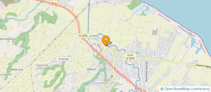localisation de l'entreprise ASSOCIATION POUR L'ENVIRONNEMENT LE SPORT ET CULTURE (AESCQF) à SAINTE-SUZANNE