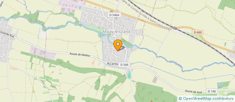 localisation de l'entreprise ASSOCIATION POUR L'ESSOR ET LE RAYONNEMENT D'ENSEMBLES DE JAZZ à SENS