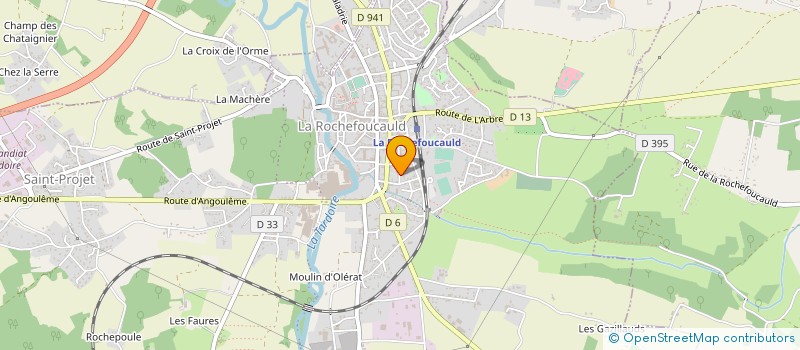 localisation de l'entreprise ASSOCIATION POUR L'ETUDE DE L'HISTOIRE DU PAYS RUPIFICALDIEN à LA ROCHEFOUCAULD-EN-ANGOUMOIS