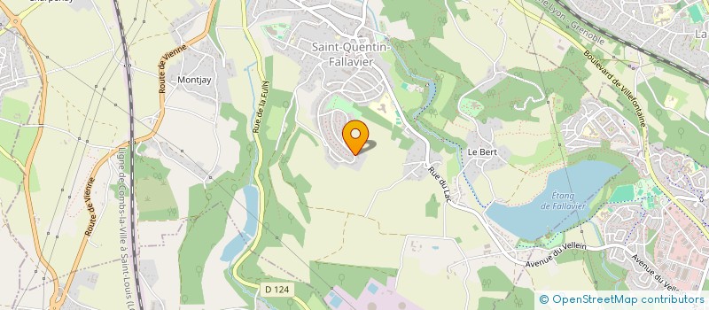 localisation de l'entreprise ASSOCIATION POUR L'ETUDE DES ARBOVIROSES TRANSMISES PAR MOUSTIQUES  SAINT-QUENTIN-FALLAVIER