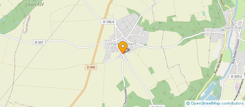 localisation de l'entreprise ASSOCIATION POUR L'ETUDE ET LA SAUVEGARDE DES VESTIGES DU CANAL LOUIS XIV à CHARTAINVILLIERS