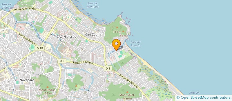 localisation de l'entreprise ASSOCIATION POUR L EVANGELISATION DES ENFANTS DE LA GUYANE FRANCAISE  CAYENNE