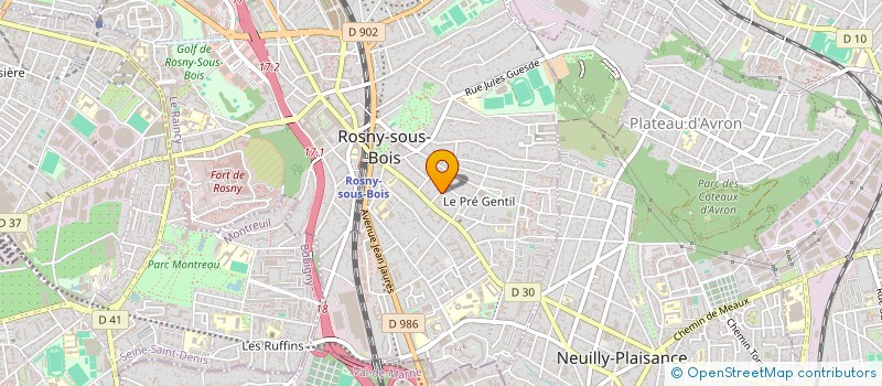 localisation de l'entreprise ASSOCIATION POUR L'EXPLORATION ZYTHOLOGIQUE à ROSNY-SOUS-BOIS