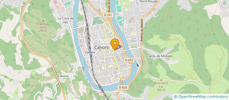 localisation de l'entreprise ASSOCIATION POUR L'HABITAT DES JEUNES EN QUERCY  CAHORS