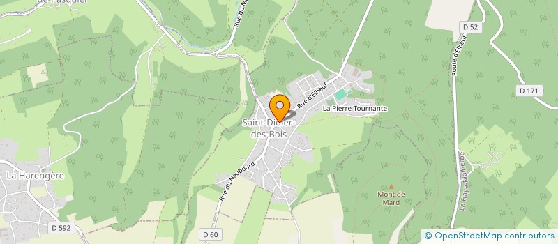 localisation de l'entreprise ASSOCIATION POUR L'HISTOIRE DE SAINT-DIDIER-DES-BOIS  SAINT-DIDIER-DES-BOIS