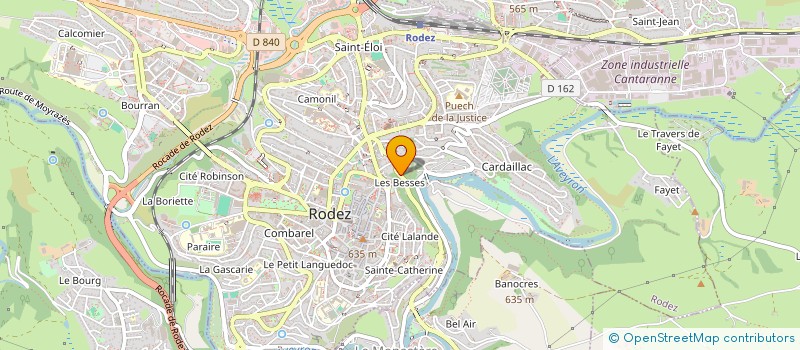 localisation de l'entreprise ASSOCIATION POUR L INFORMATION DANS LES CAMPAGNES à RODEZ
