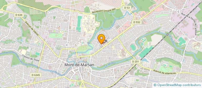 localisation de l'entreprise ASSOCIATION POUR L'INFORMATION ET LA DEFENSE DES CONSOMMATEURS SALARIES DES LANDES à MONT-DE-MARSAN