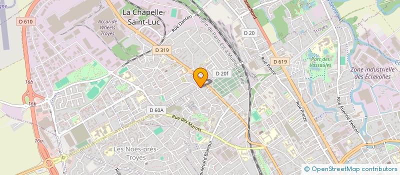 localisation de l'entreprise ASSOCIATION POUR L'INITIATIVE ET LA MEDIATION ECONOMIQUE CHAPELAINE à LA CHAPELLE-SAINT-LUC