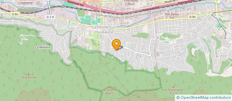 localisation de l'entreprise ASSOCIATION POUR L'INNOVATION EN SANTE (APIS) à LA PENNE-SUR-HUVEAUNE