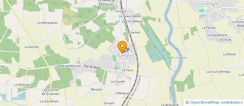localisation de l'entreprise ASSOCIATION POUR L'INSERTION à LANGON