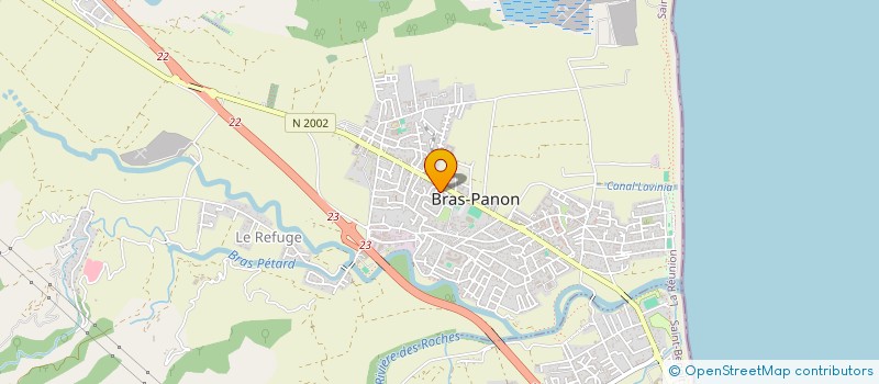 localisation de l'entreprise ASSOCIATION POUR L'INSERTION DES DEMANDEURS D'EMPLOI REUNION à BRAS-PANON