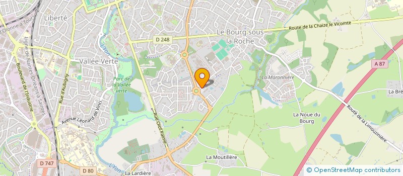 localisation de l'entreprise ASSOCIATION POUR L'INSERTION DES ENFANTS HANDICAPES AU COLLEGE RICHELIEU à LA ROCHE-SUR-YON