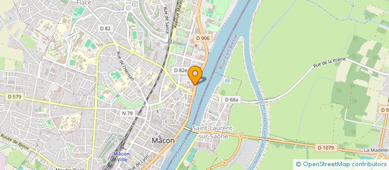 localisation de l'entreprise ASSOCIATION POUR L'INSERTION, LE LOGEMENT ET L'EMPLOI EN SUD BOURGOGNE à MACON