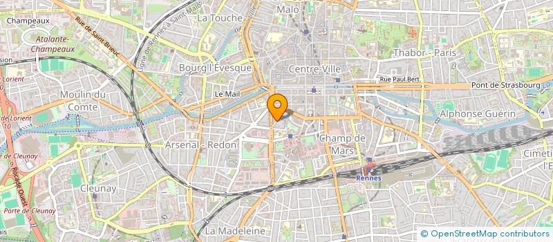 localisation de l'entreprise ASSOCIATION POUR L'INSERTION PAR L'ART à RENNES