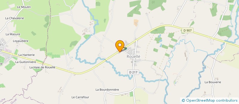 localisation de l'entreprise ASSOCIATION POUR L'INSERTION PROFESSIONNELLE DES JEUNES DANS L'OUEST ORNAIS, LE SUD MANCHE ET LE NORD MAYENNE à DOMFRONT-EN-POIRAIE