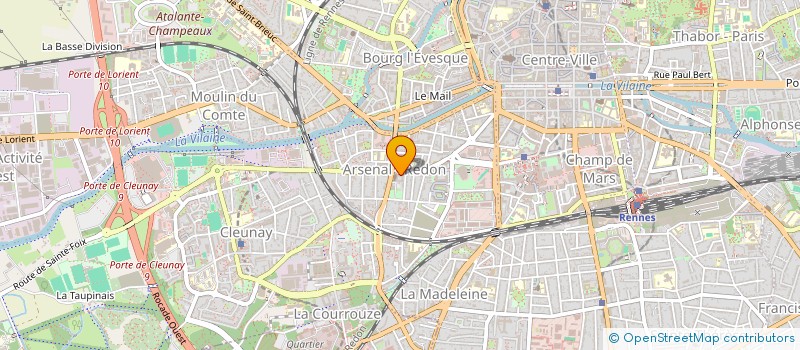 localisation de l'entreprise ASSOCIATION POUR L'INSERTION SOCIALE à RENNES