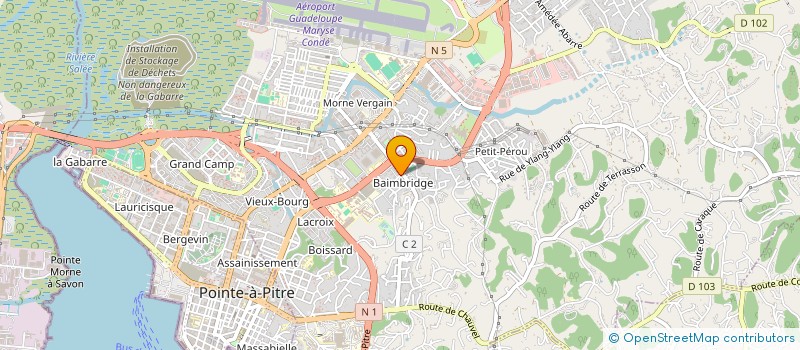 localisation de l'entreprise ASSOCIATION POUR L'INSTRUCTION (APLI)  LES ABYMES