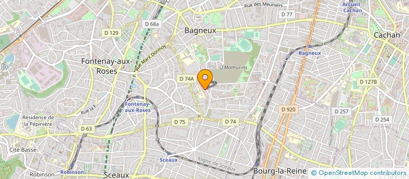 localisation de l'entreprise ASSOCIATION POUR L INTEGRATION  BAGNEUX