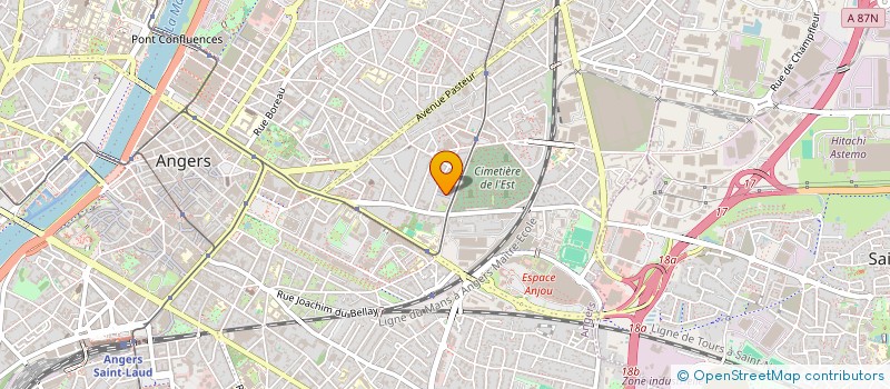 localisation de l'entreprise ASSOCIATION POUR L'INTEGRATION DES FEMMES AFRICAINES à ANGERS