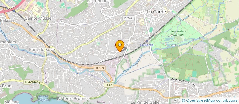 localisation de l'entreprise ASSOCIATION POUR L'INTEGRATION LE DEVELOPPEMENT DE L'EDUCATION ET LA RECHERCHE SUR L'AUTISME DANS LE VAR à LA GARDE