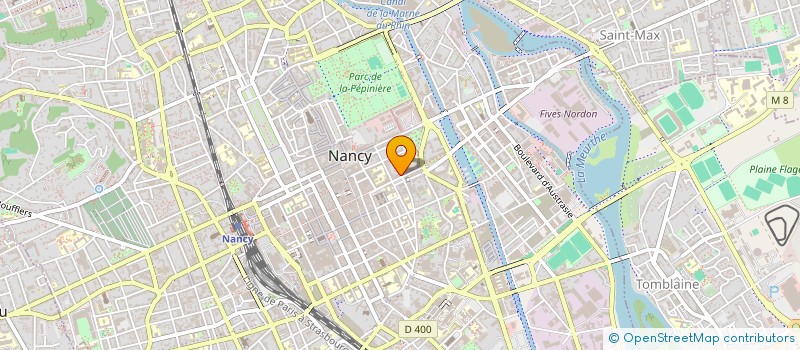 localisation de l'entreprise ASSOCIATION POUR L INTERACTION ENTRE FORESTIERS  NANCY