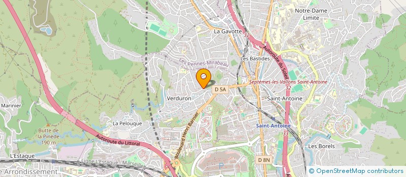 localisation de l'entreprise ASSOCIATION POUR L INTERET DE VERDURON à MARSEILLE