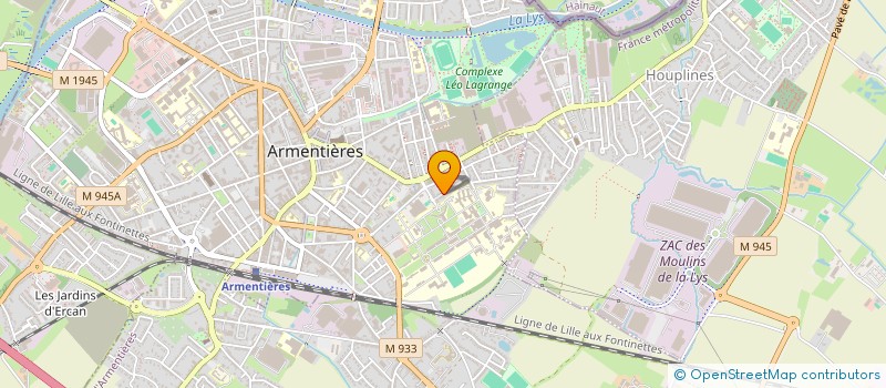 localisation de l'entreprise ASSOCIATION POUR L INVESTISSEMENT ET LE DEVELOPPEMENT  ARMENTIERES