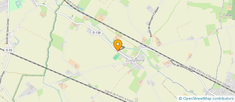 localisation de l'entreprise ASSOCIATION POUR L'ORGANISATION D'EVENEMENTIELS ET D'ANIMATIONS LOCALES  ZUYTPEENE